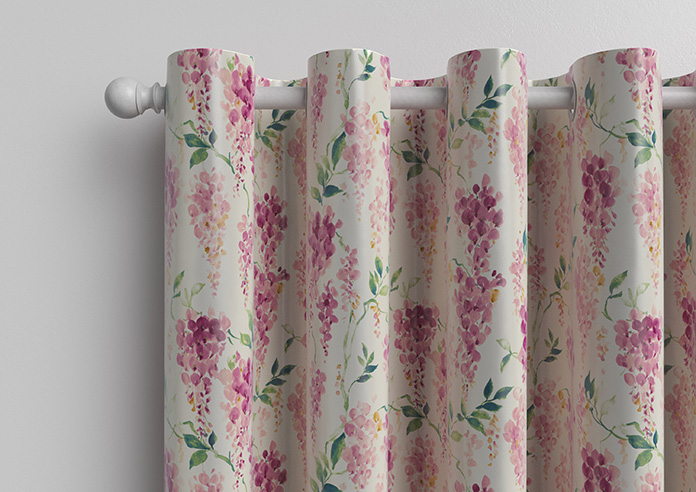 Wisteria Silk, Rosewood - Made to Measure Curtains - Image 12